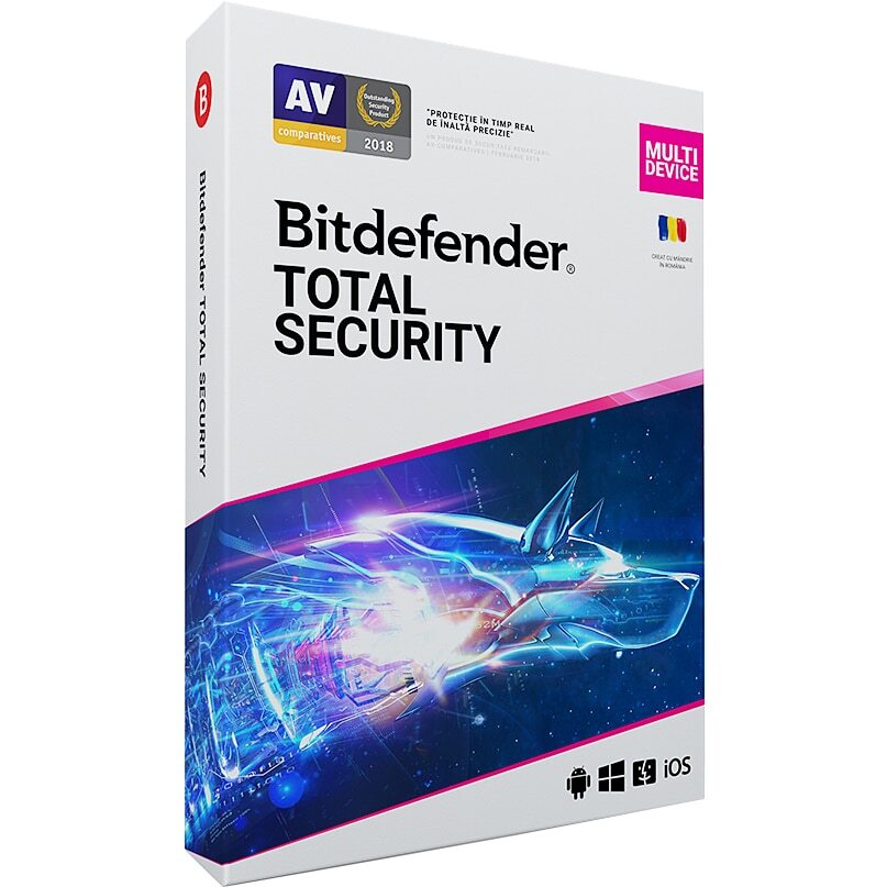 Bitdefender Total Security 2020 1 an 3 dispozitive Retail