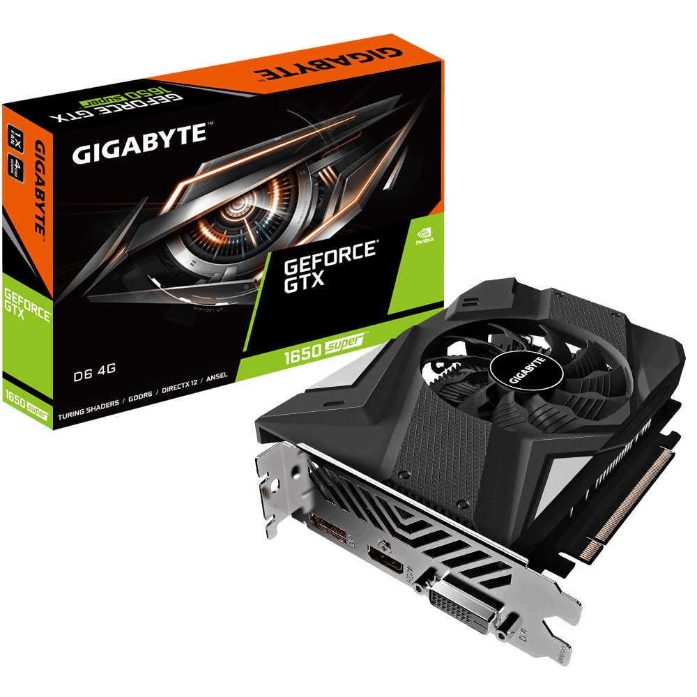 Placa Video Gigabyte GeForce GTX 1650 SUPER D6 4G 4GB GDDR6 128 biti