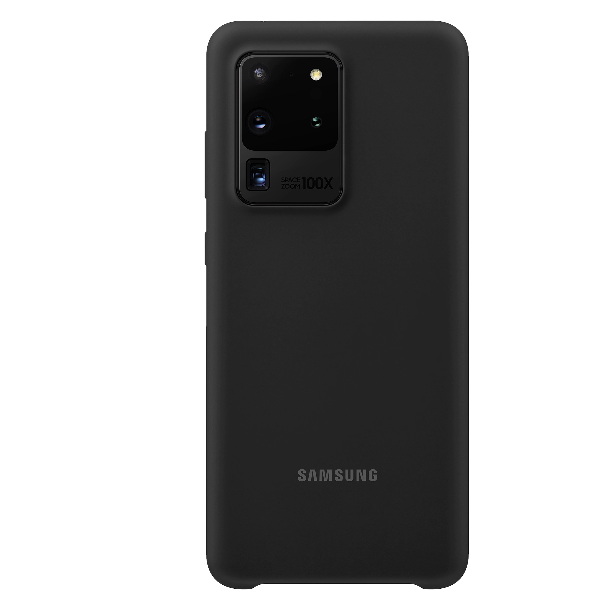 Capac protectie spate Samsung Silicone Cover pentru Galaxy S20 Ultra Black