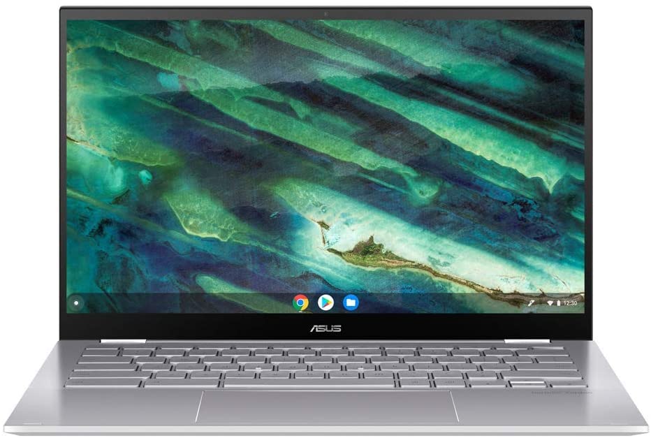 Ultrabook Asus ChromeBook Flip C436FA 14 Full HD Touch Intel Core i5-10210U RAM 8GB SSD 128GB Chrome OS Alb