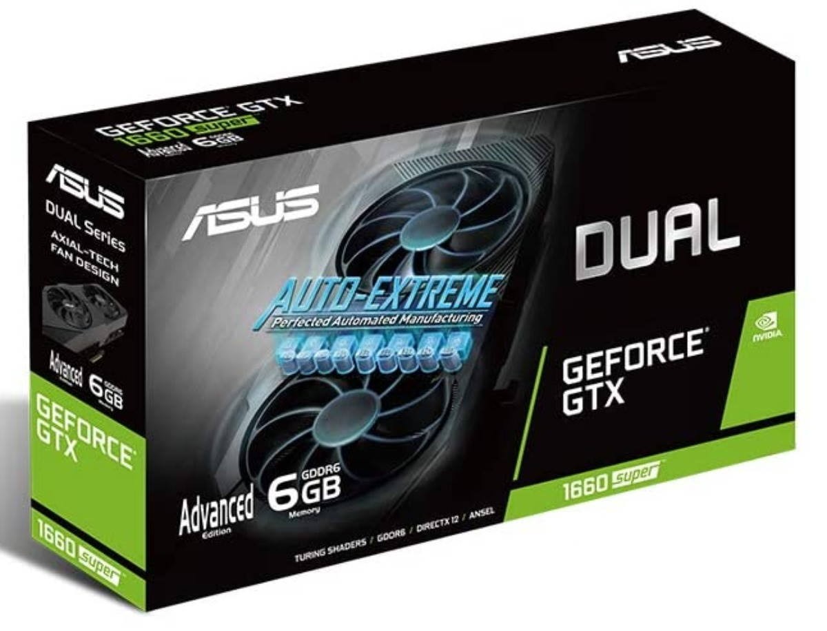 Placa Video ASUS Dual GeForce GTX 1660 SUPER Advanced Edition 6GB GDDR6 192 biti