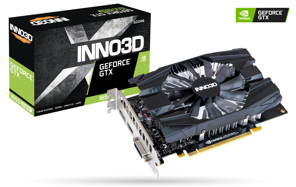 Placa Video Inno3D GeForce GTX 1650 SUPER Compact 4GB GDDR6 128 biti