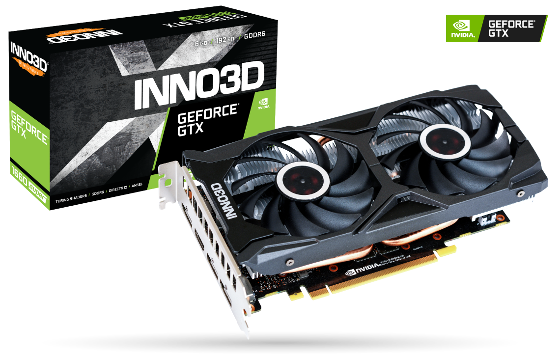 Placa Video Inno3D GeForce GTX 1660 SUPER TWIN X2 6GB GDDR6 192 biti