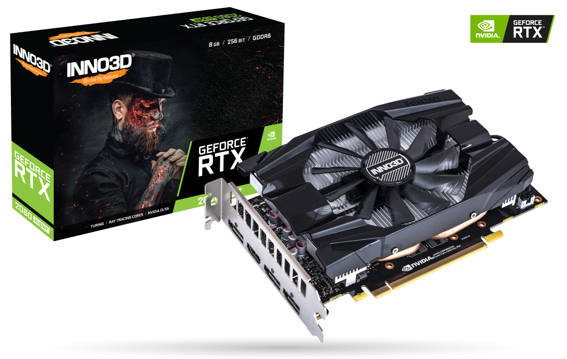 Placa Video Inno3D GeForce RTX 2060 SUPER COMPACT 8GB GDDR6 256 biti