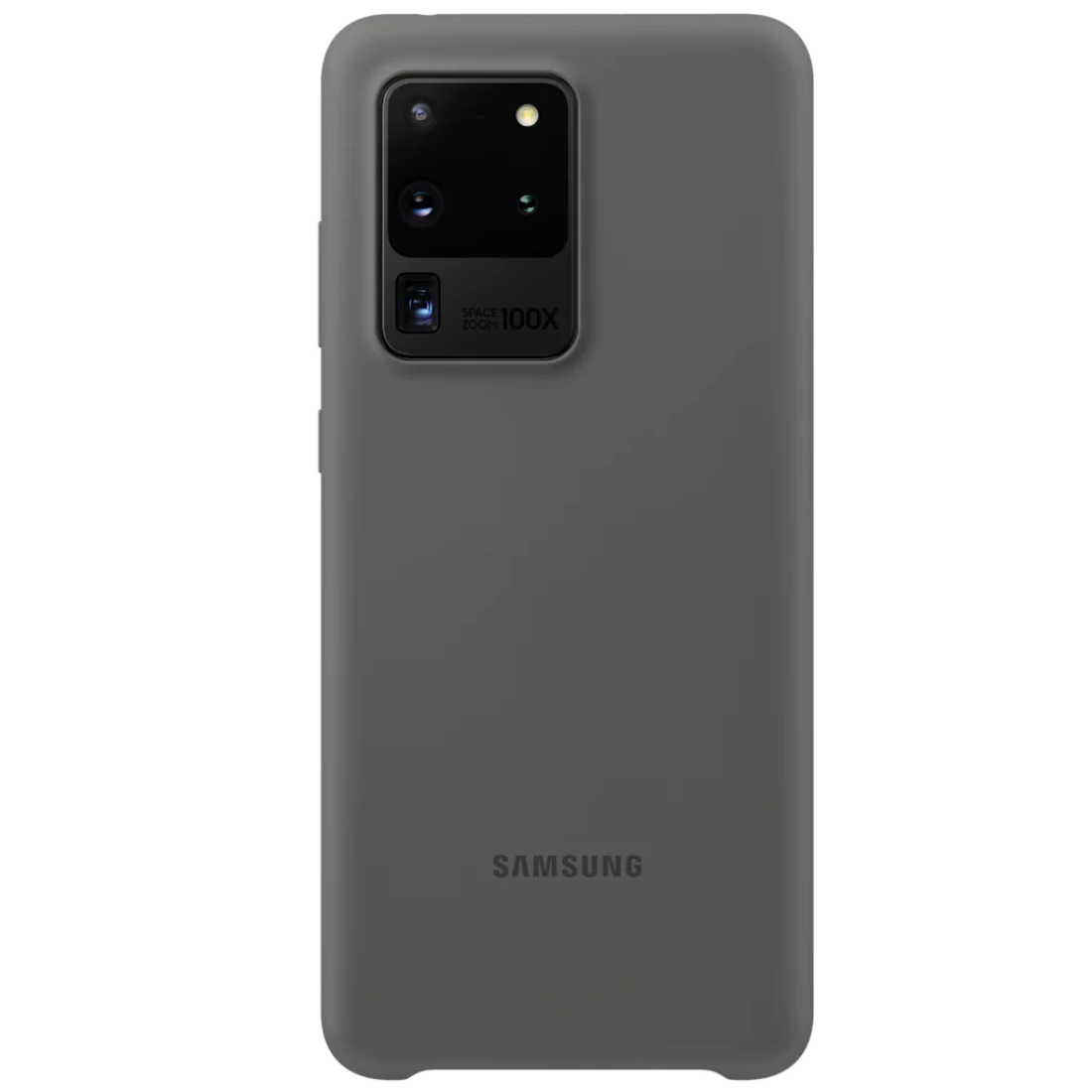 Capac protectie spate Samsung Silicone Cover pentru Galaxy S20 Ultra Grey