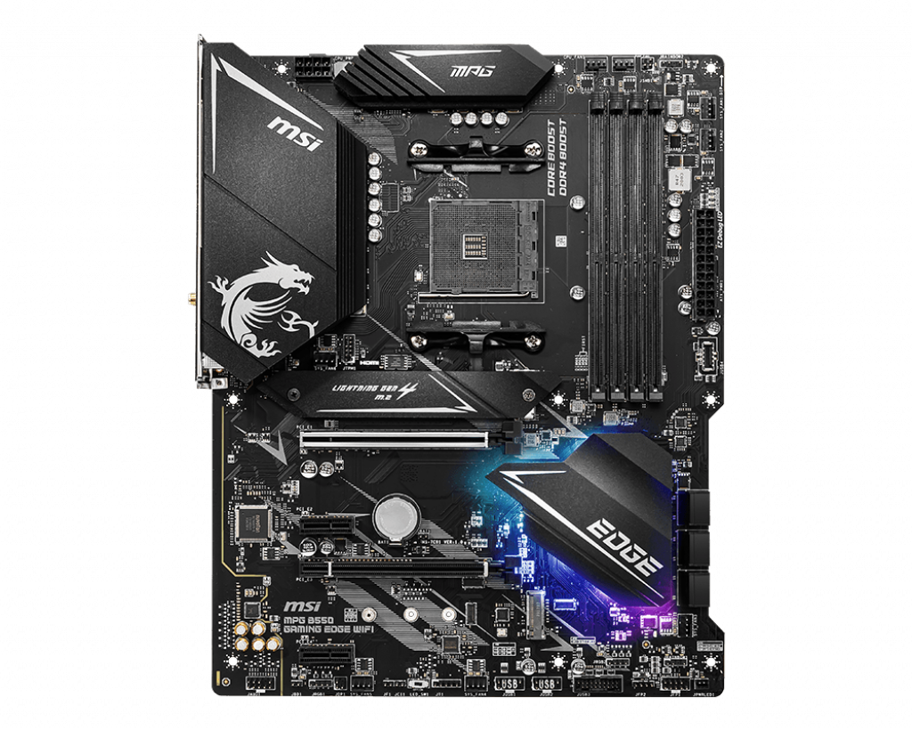 Placa de baza MSI MPG B550 GAMING EDGE WIFI Socket AM4