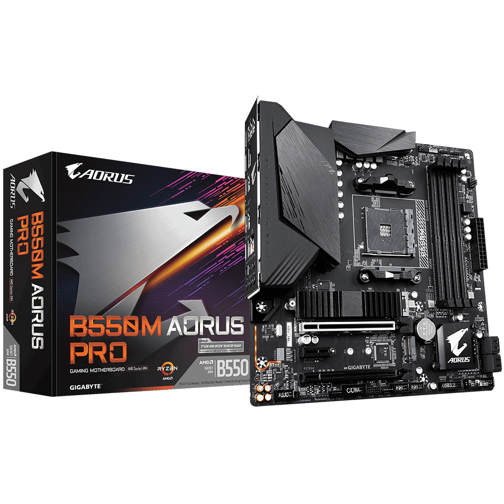 Placa de baza Gigabyte B550M AORUS PRO Socket AM4