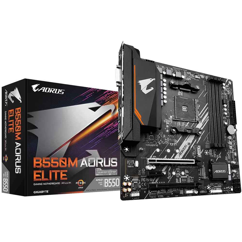 Placa de baza Gigabyte B550M AORUS ELITE Socket AM4