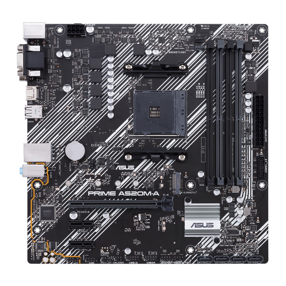 Placa de baza ASUS PRIME A520M-A Socket AM4