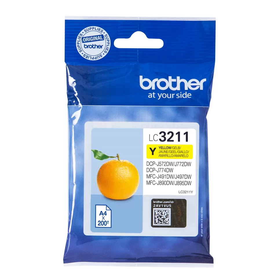 Cartus Inkjet Brother LC3211Y 200 pagini Yellow