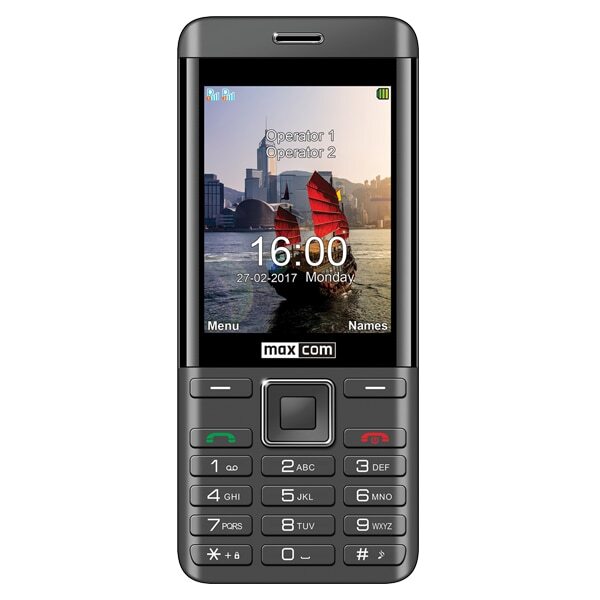 Telefon Mobil Maxcom MM236 Single SIM Black/Silver