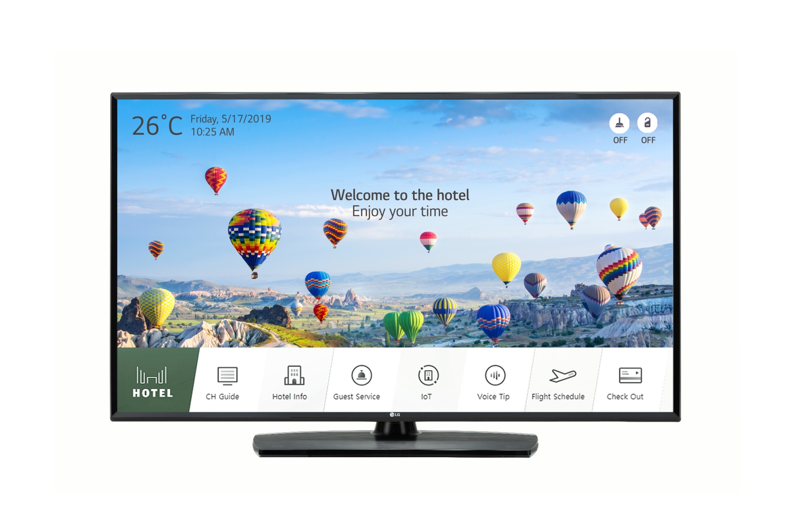 Televizor LED LG Smart TV 49UT661H 125cm 4K Ultra HD Mod Hotel Negru