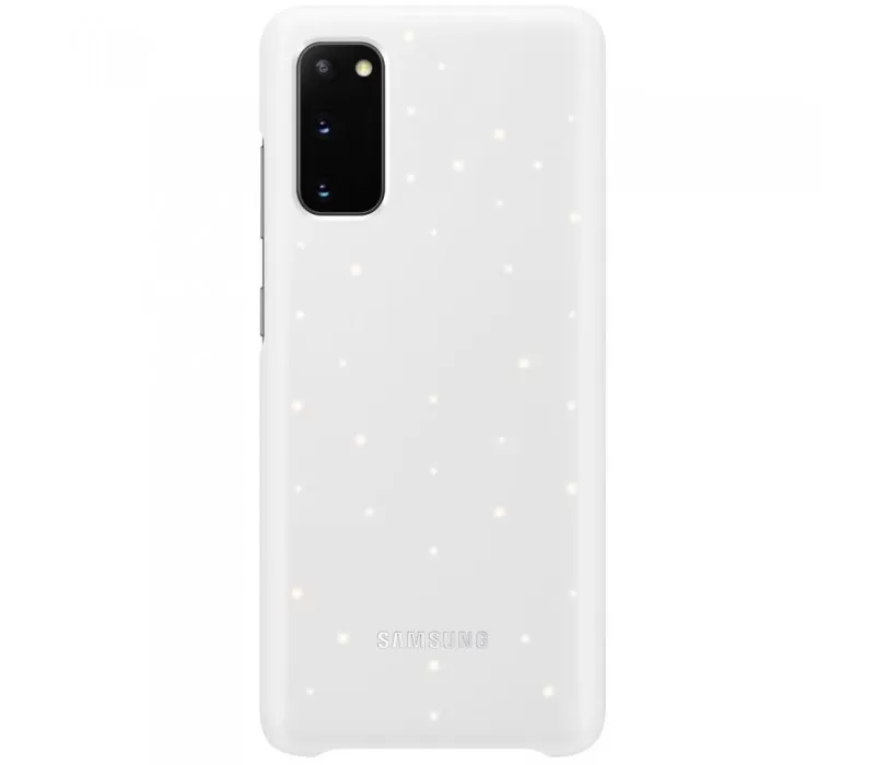 Capac protectie spate Samsung LED Cover EF-KG980 pentru Galaxy S20(G980) White