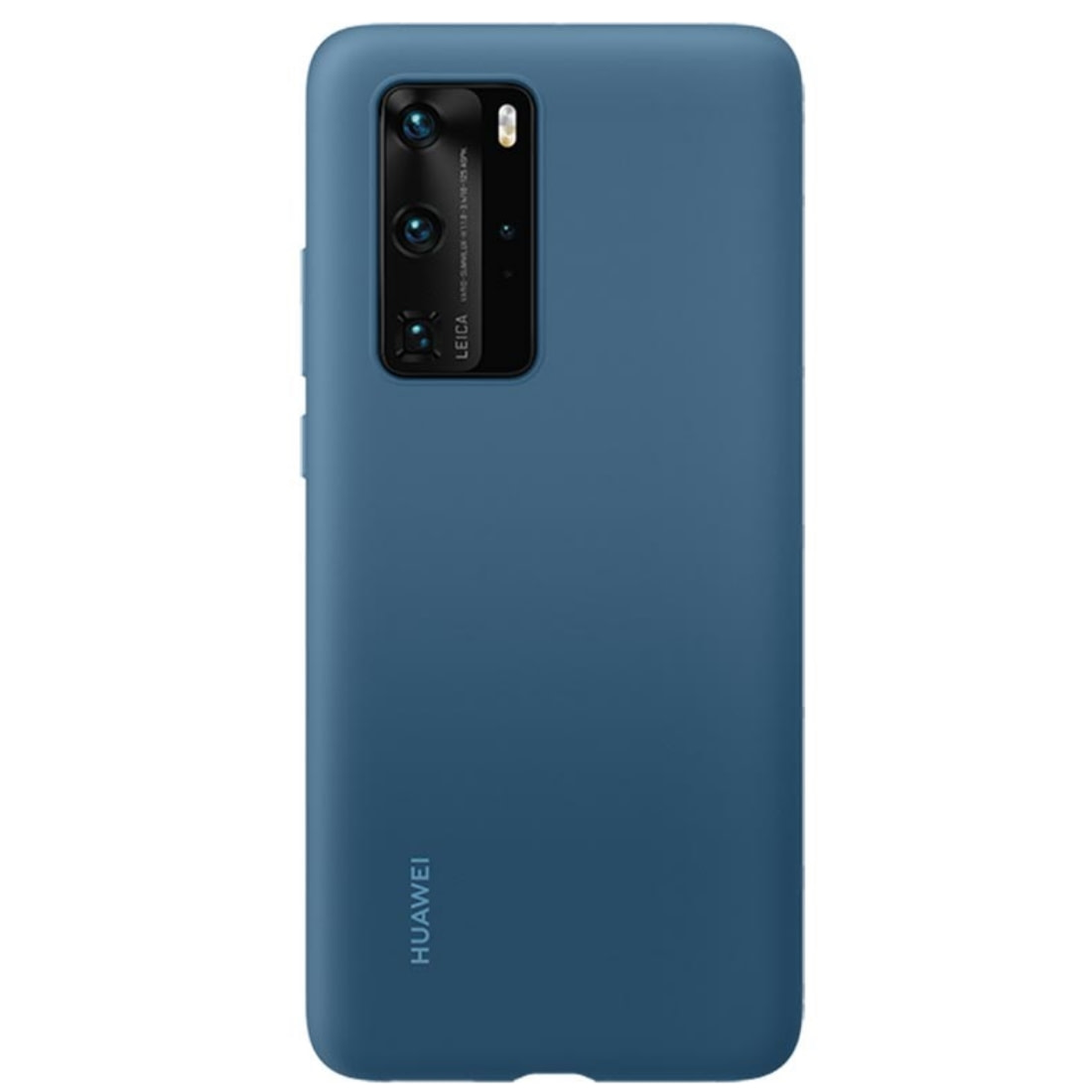 Capac protectie spate Huawei Silicone Case pentru P40 Pro Ink Blue