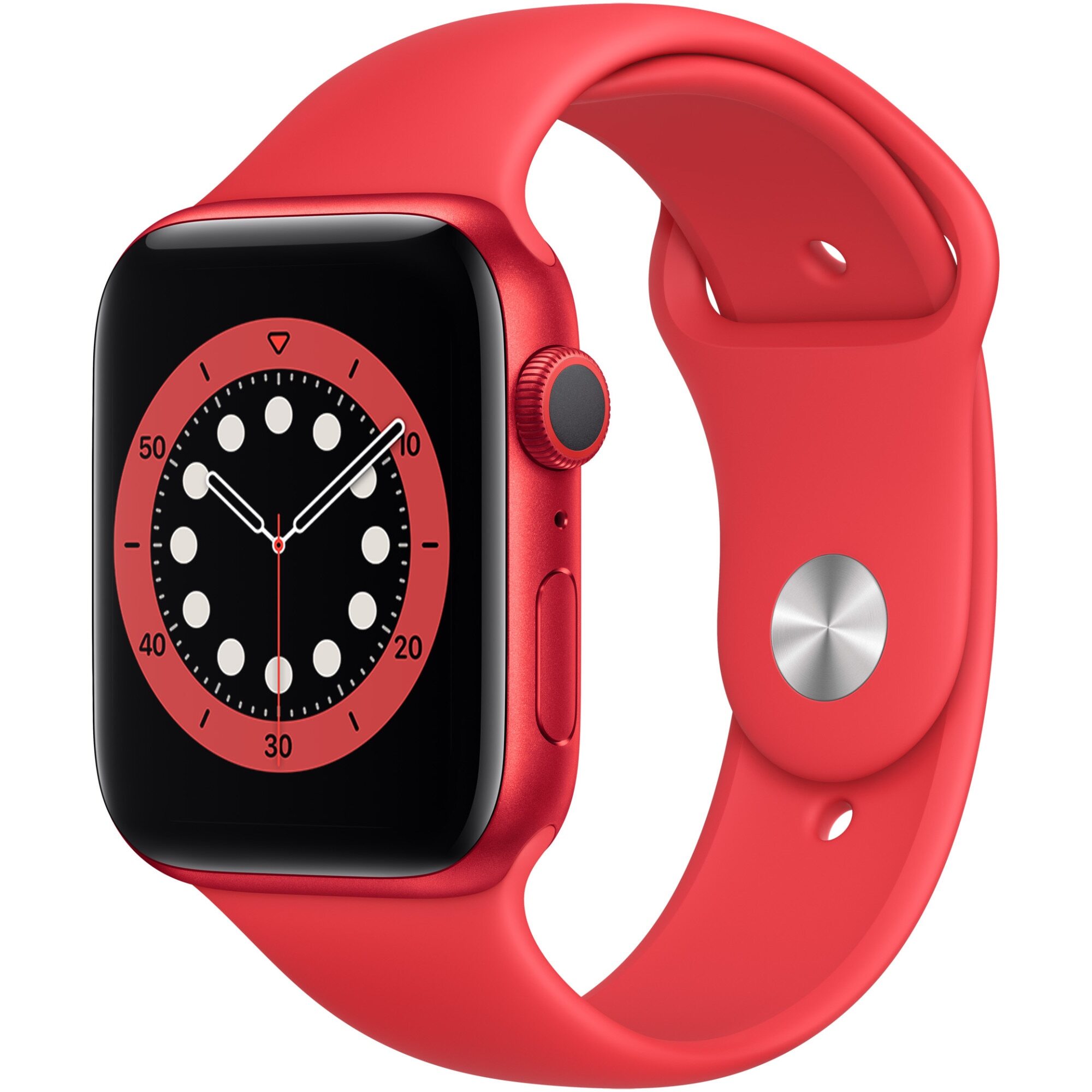 Smartwatch Apple Watch Series 6 GPS 40mm Carcasa Red Aluminium Bratara Red Sport Band
