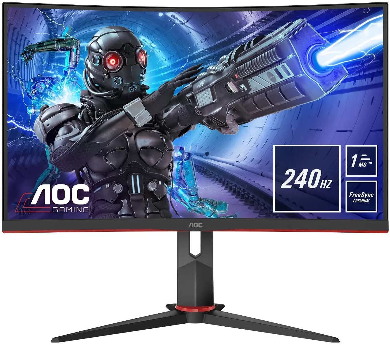 Monitor LED AOC C32G2ZE/BK 31.5" Curbat Full HD 1ms Negru