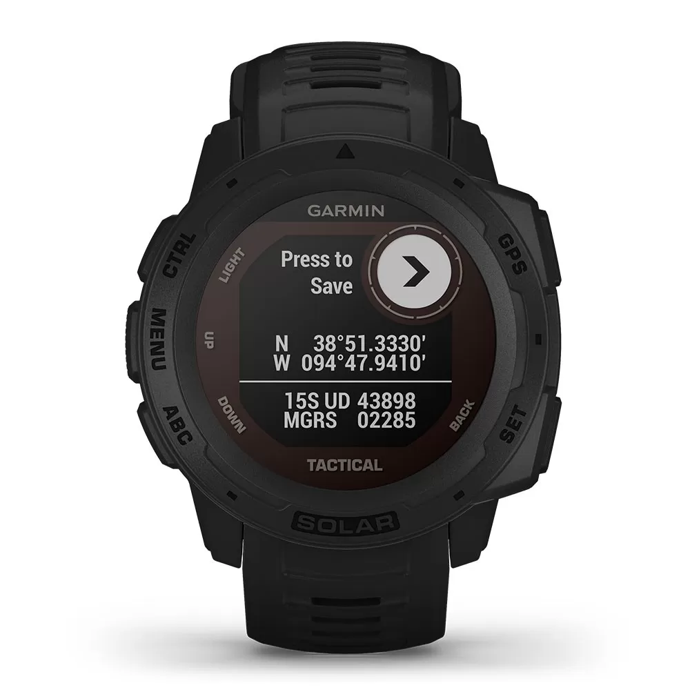 Smartwatch Garmin Instinct Solar Tactical Edition Black