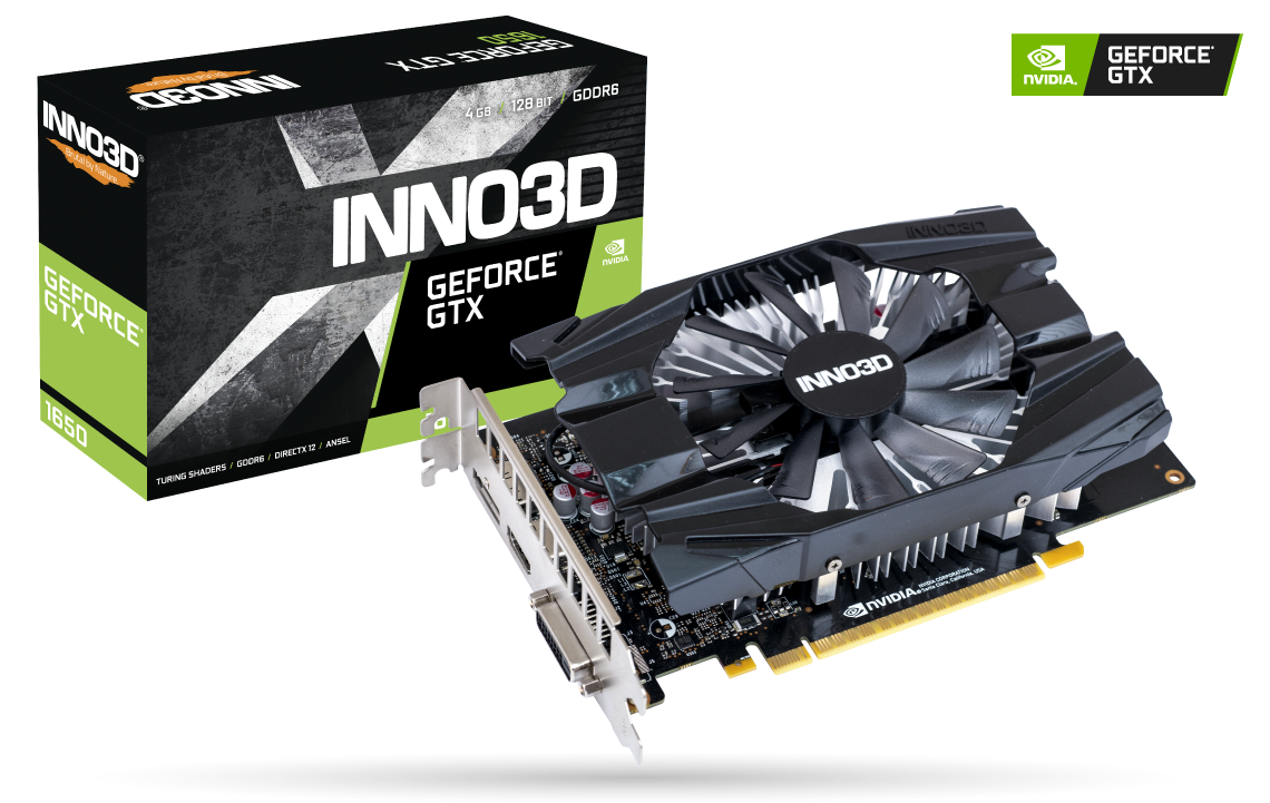 Placa Video Inno3D GeForce GTX 1650 COMPACT V2 4GB GDDR6 128 biti