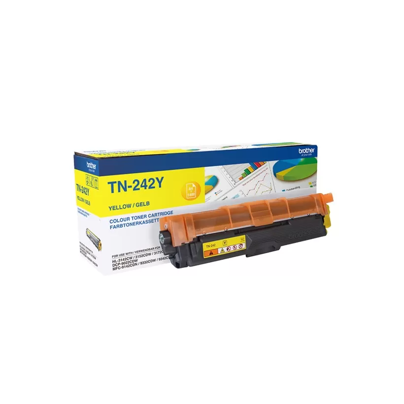 Cartus Toner Brother TN-242Y 1400 pagini Yellow