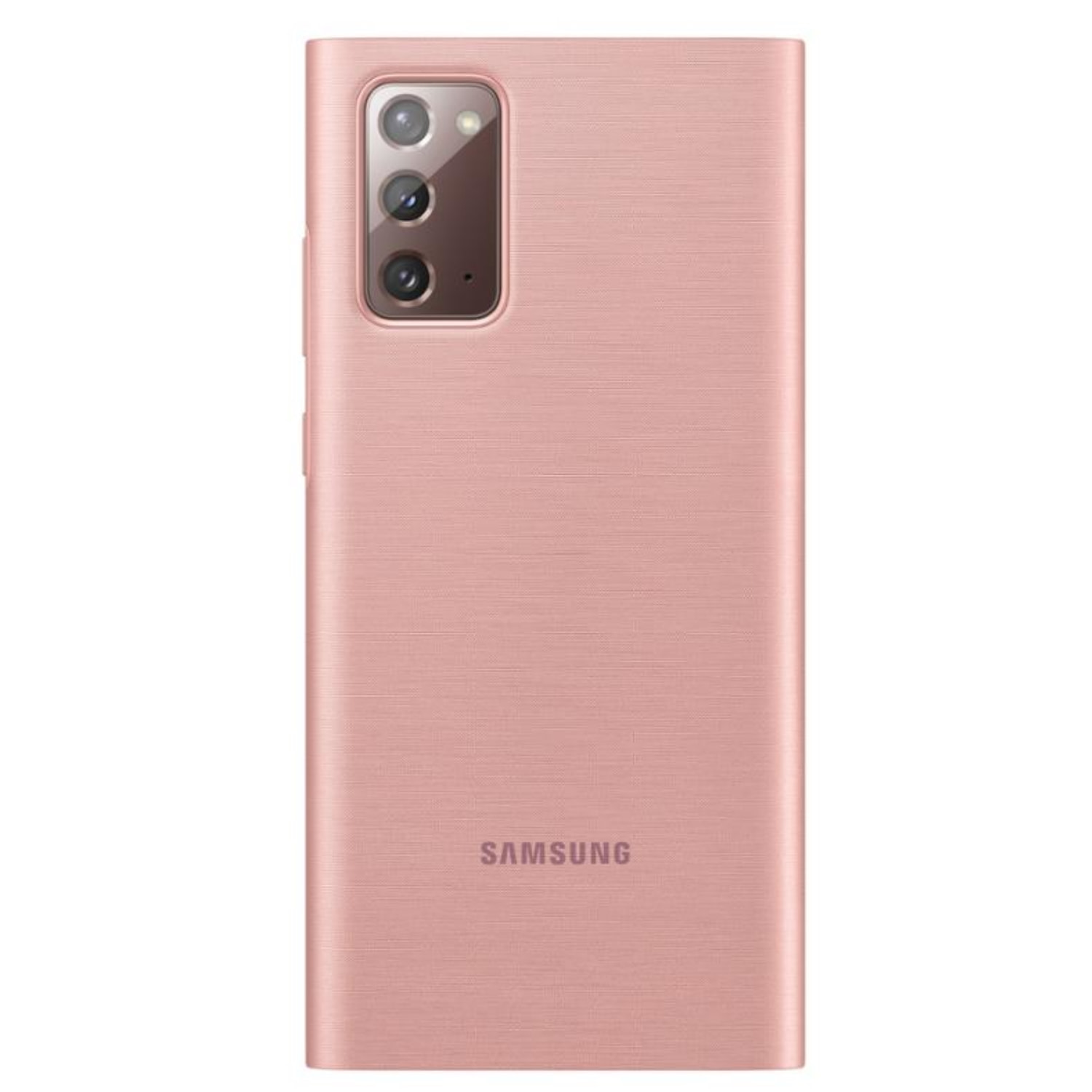 Husa Samsung Clear View Cover EF-ZN980 pentru Galaxy Note 20 (N980) Copper Brown