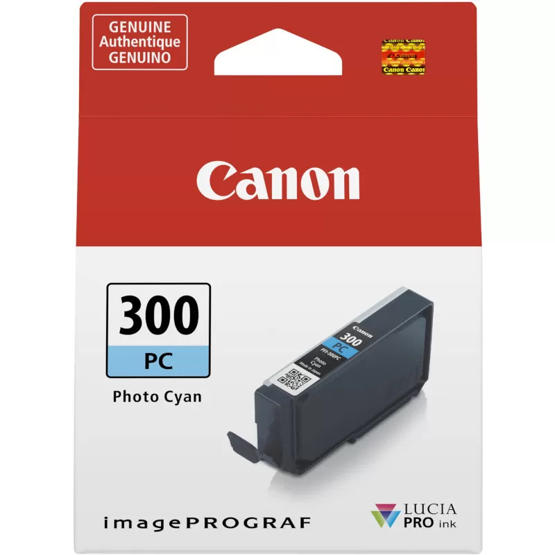 Cartus Inkjet Canon PFI-300PC  14.4ml  Photo Cyan