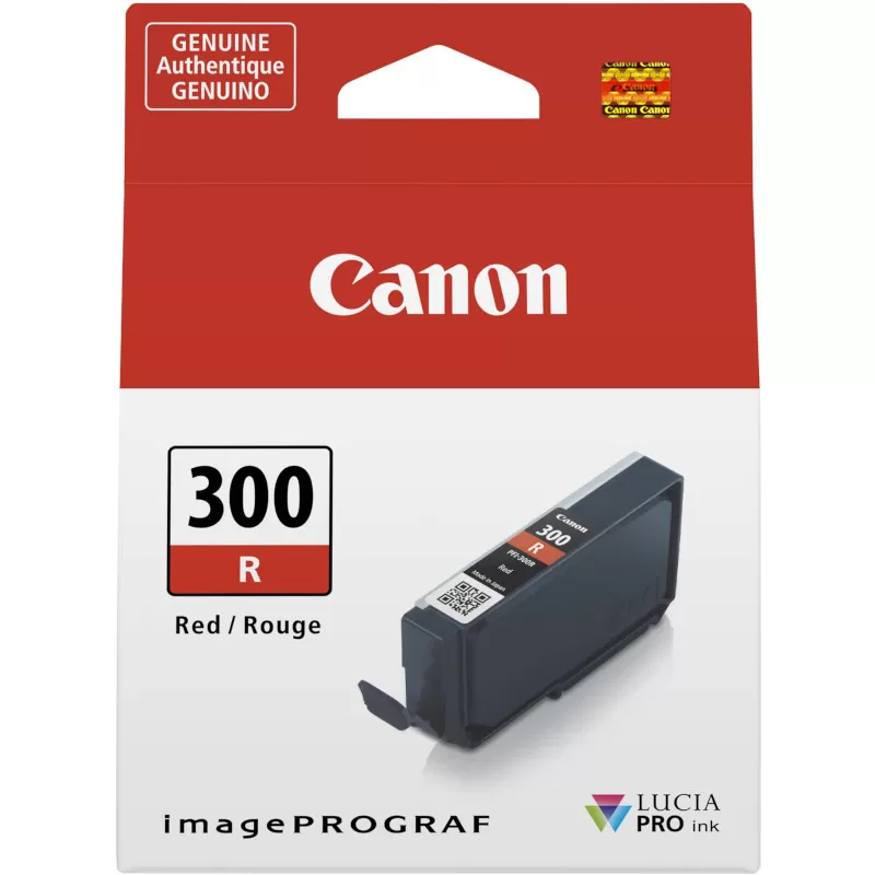 Cartus Inkjet Canon PFI-300R 14.4ml Red