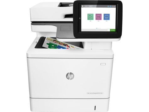 Multifunctional InkJet Color HP LaserJet Managed Flow MFP E57540c