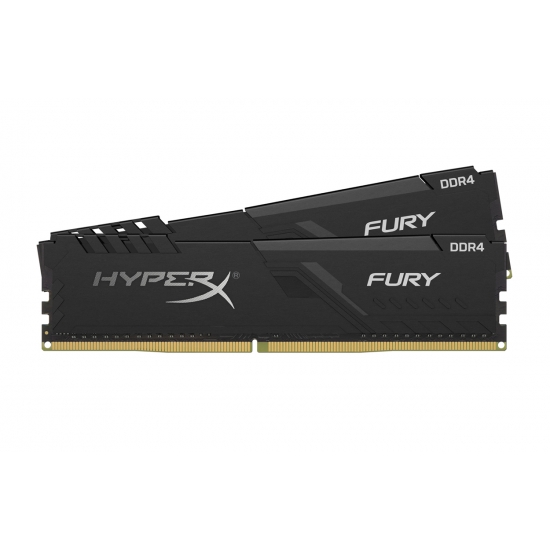 Memorie Desktop Kingston HyperX Fury Black 32GB(2 x 16GB) DDR4 2400Mhz