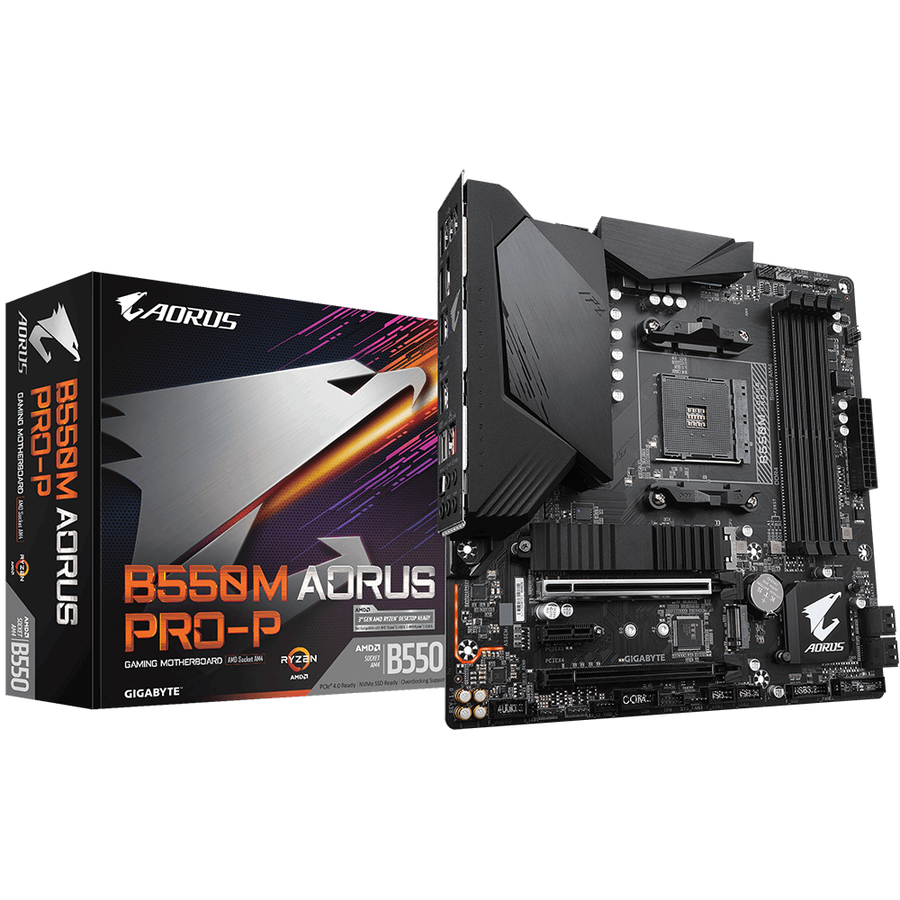 Placa de baza Gigabyte B550M AORUS PRO-P Socket AM4