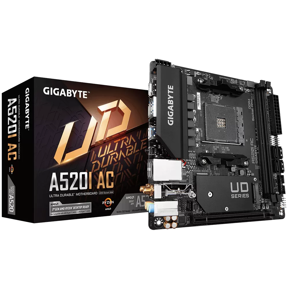 Placa de baza Gigabyte A520I AC Socket AM4