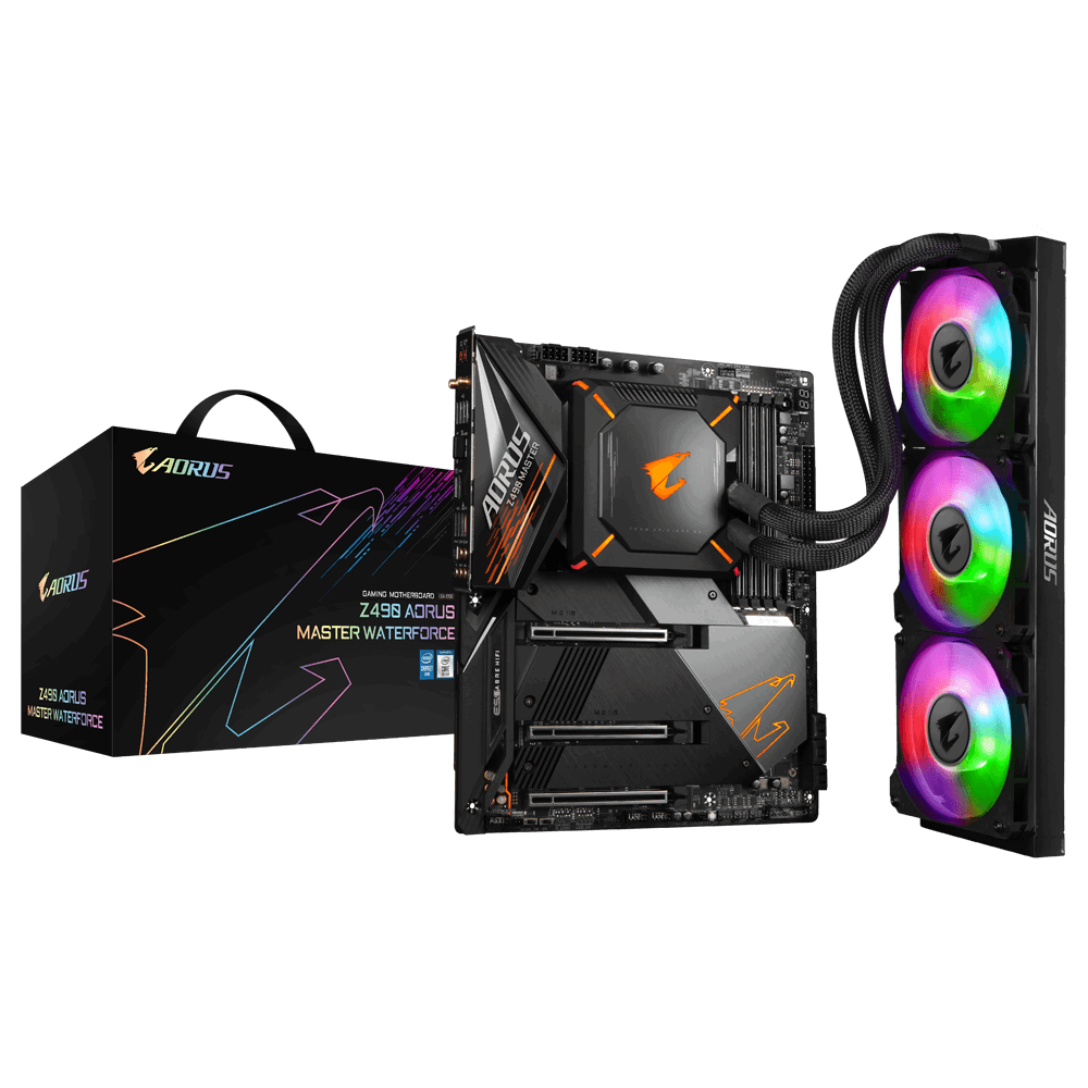 Placa de baza Gigabyte Z490 AORUS MASTER WATERFORCE Socket 1200