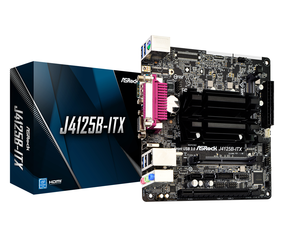 Placa de baza ASRock J4125B-ITX Procesor Integrat Intel Celeron J4125