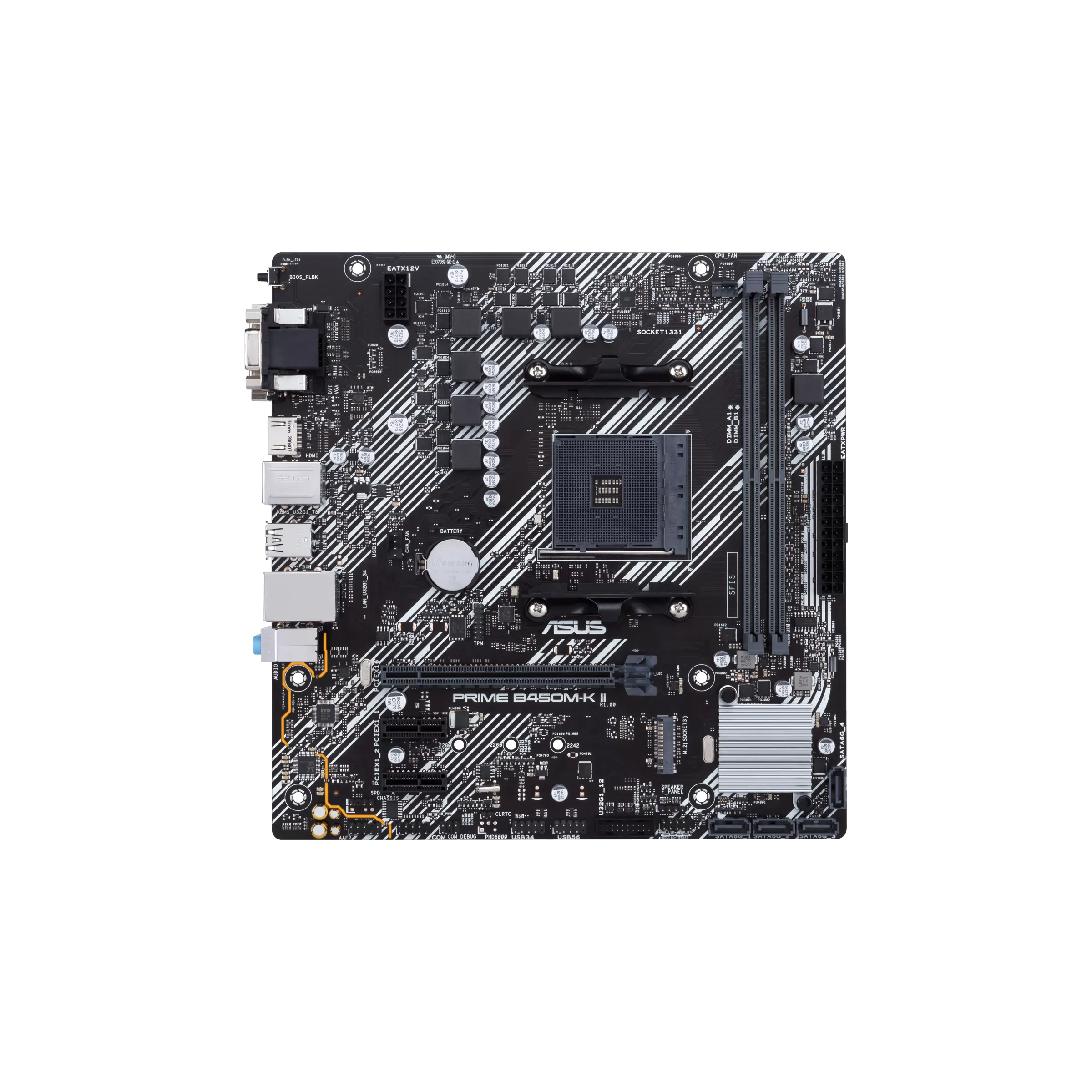 Placa de baza ASUS PRIME B450M-K II Socket AM4