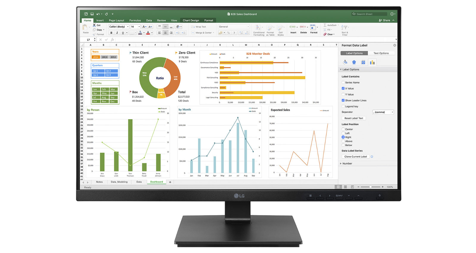 Monitor LED LG 27BN65Q-B 27