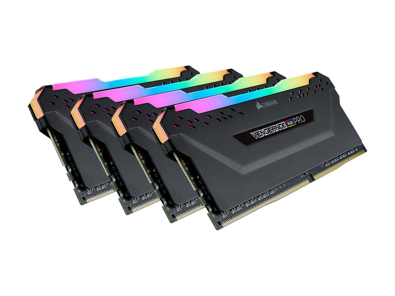 Memorie Desktop Corsair Vengeabce RGB PRO 64GB(4 x 16GB) DDR4 3200Mhz CL16