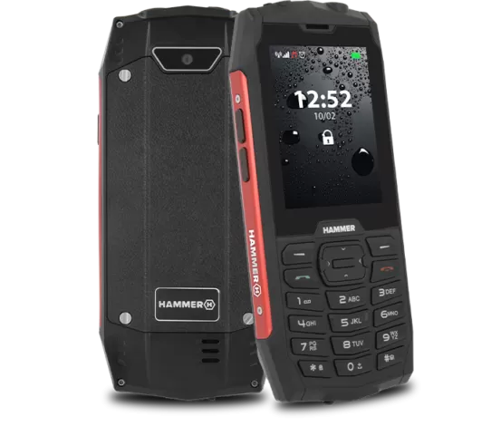 Telefon Mobil MyPhone Hammer 4 Dual SIM Black/Red