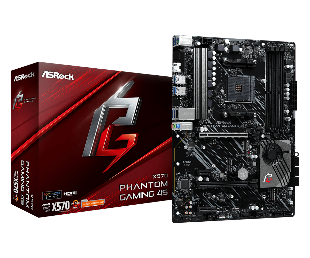 Placa de baza ASRock X570 Phantom Gaming 4S Socket AM4