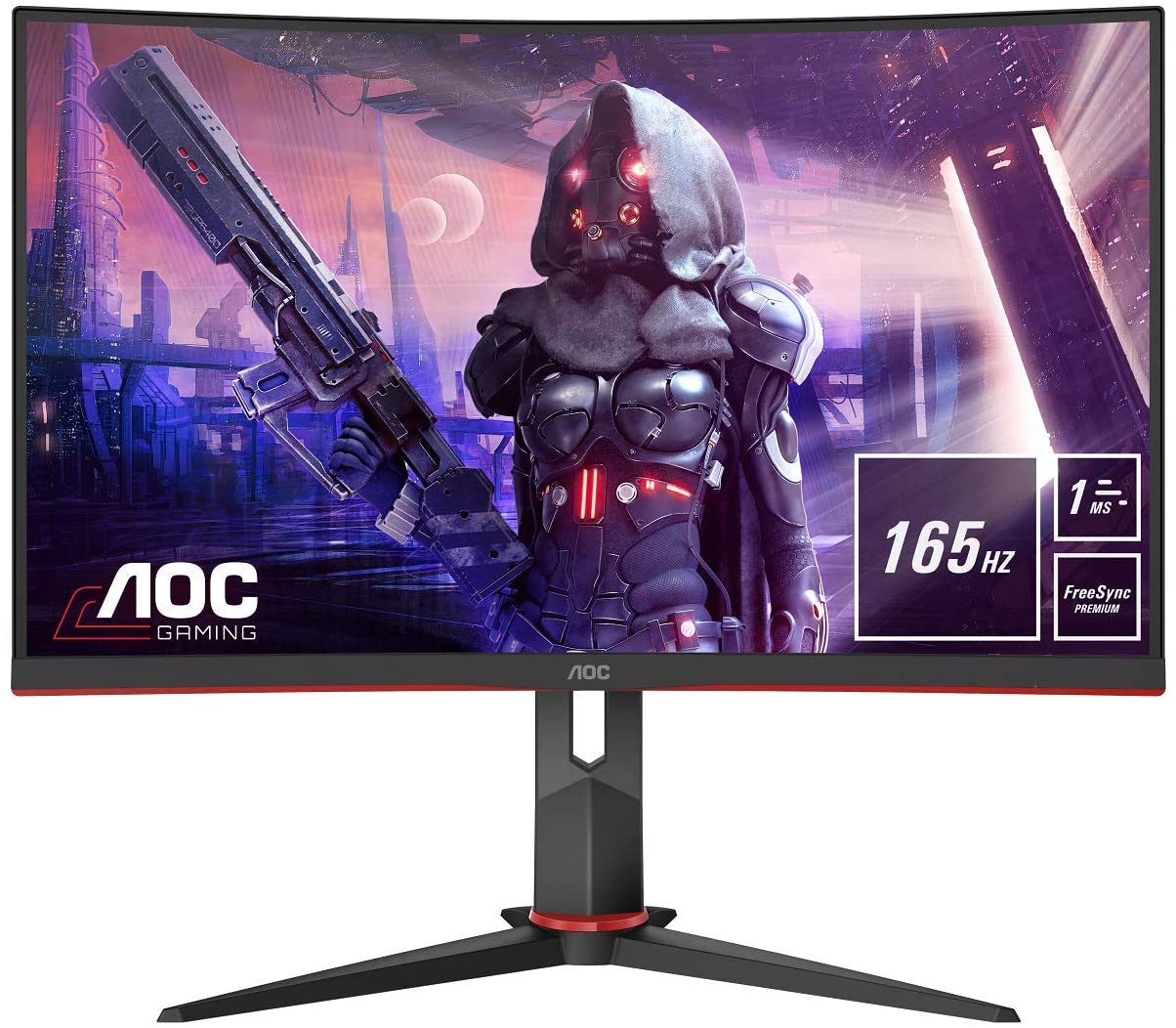 Monitor LED AOC C27G2U/BK 27" Curbat Full HD 1ms Negru