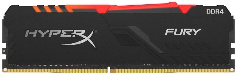 Memorie Desktop Kingston HyperX Fury RGB 8GB DDR4 3733MHz CL19