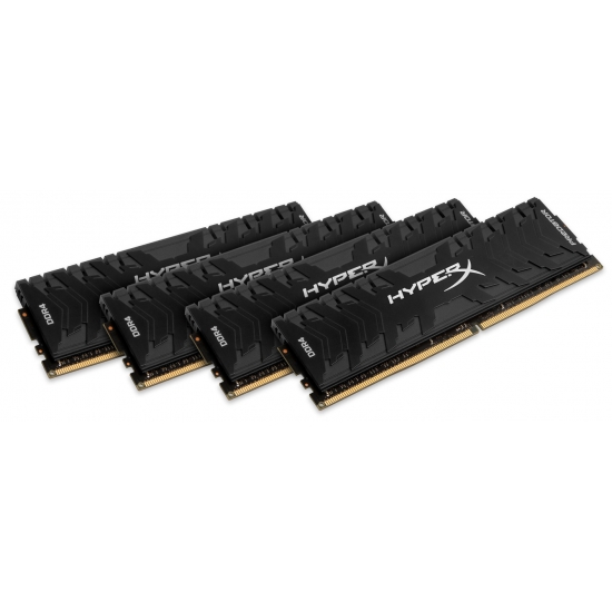 Memorie Desktop Kingston HyperX Predator Black 64GB(4 x 16GB) DDR4 3200Mhz CL16