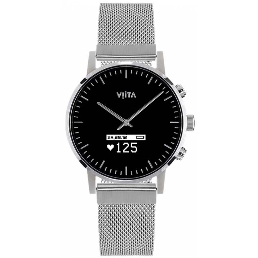 Smartwatch VIITA Hybrid HRV Classic 40mm Mesh Silver