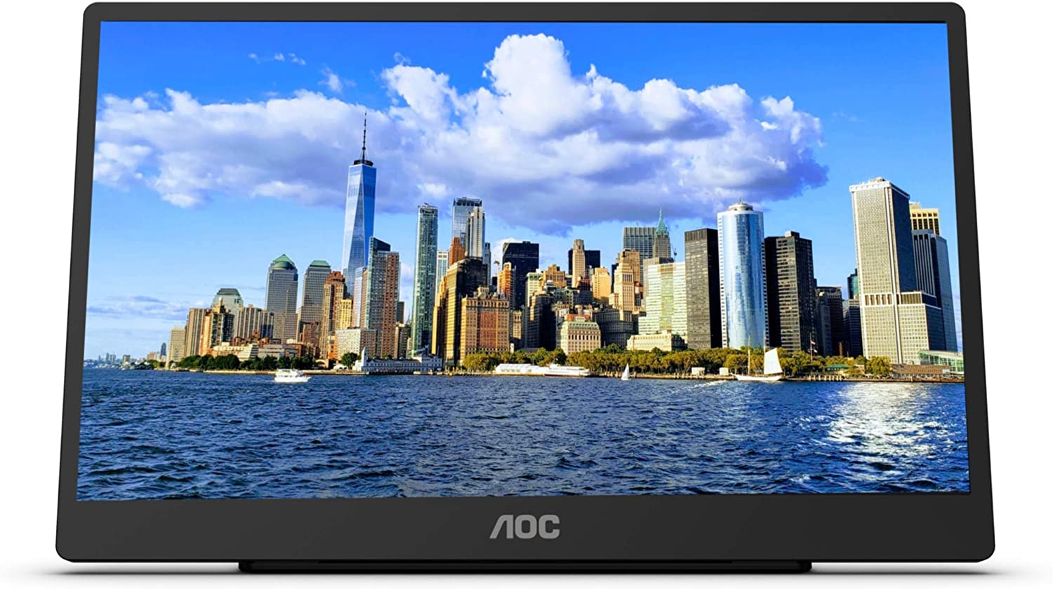 Monitor LED Portabil AOC 16T2 15.6" Full HD 4ms Negru
