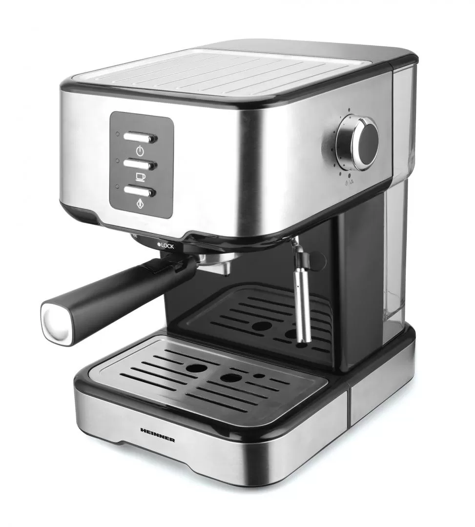 Espressor cafea Heinner HEM-850IXBK 850W Argintiu