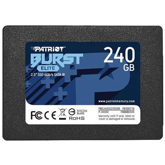 Patriot Hard Disk SSD Burst Elite 240GB 2.5