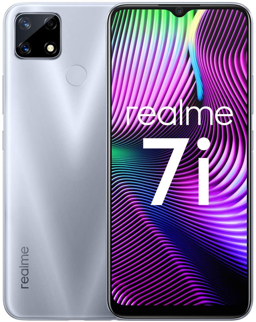 Telefon Mobil Realme 7i 64GB Flash 4GB RAM Dual SIM 4G Glory Silver