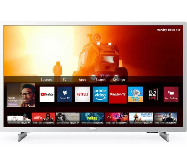 Televizor LED Philips Smart TV 32PFS6855 80cm Full HD Argintiu