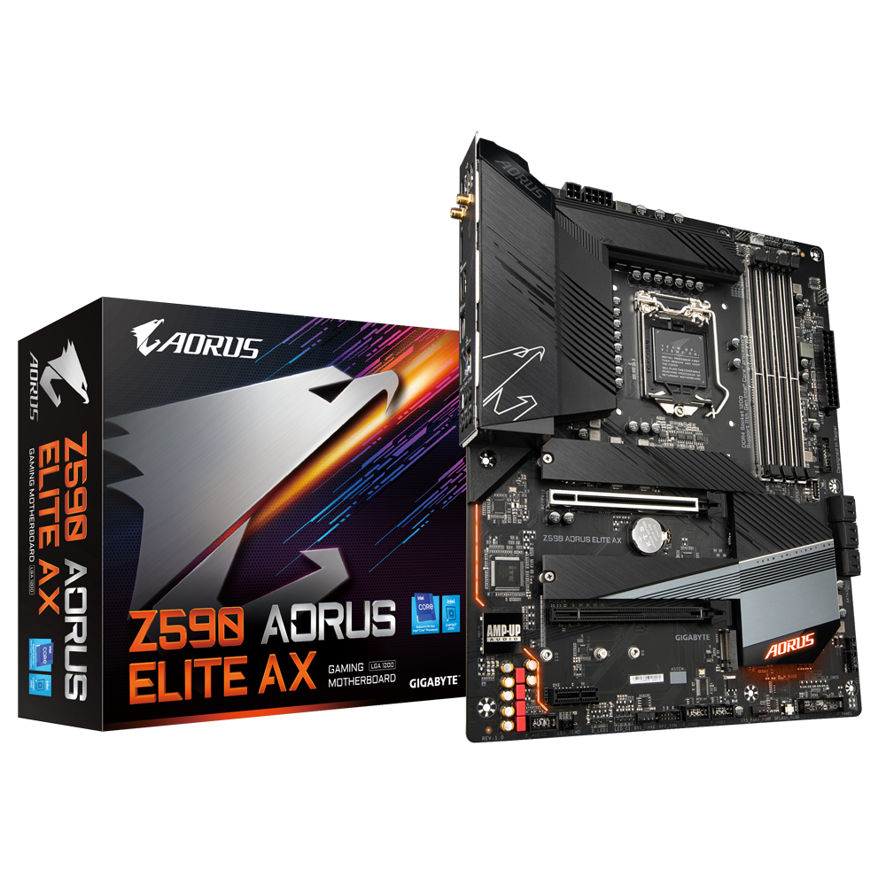 Placa de baza Gigabyte Z590 AORUS ELITE AX Socket 1200