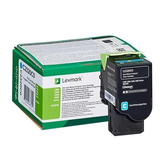 Cartus Toner Lexmark C2320C0   1000 pagini  Cyan