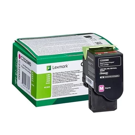 Cartus Toner Lexmark C2320M0 1000 pagini  Magenta