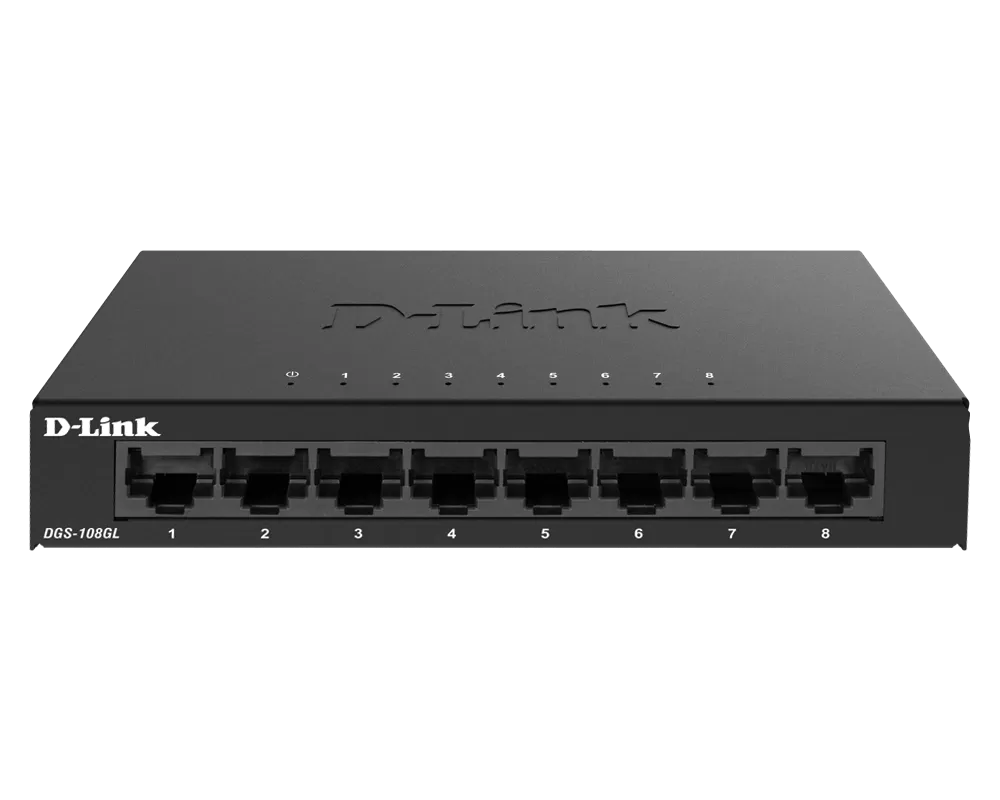 Switch D-Link DGS-108GL  fara management  fara PoE  8x1000Mbps-RJ45